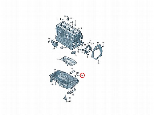 ドレンボルト(エンジンオイルパン用) VW(フォルクスワーゲン) [90288901]