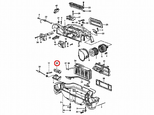 エアコンエキスパンションバルブ&Oリングセット Porsche(ポルシェ) [92857312305-S]