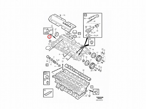 カムシール(シャフトオイルシール) VOLVO(ボルボ) [9443310]