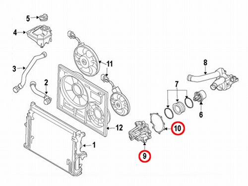 ウォーターポンプ PORSCHE(ポルシェ) [94810603301]