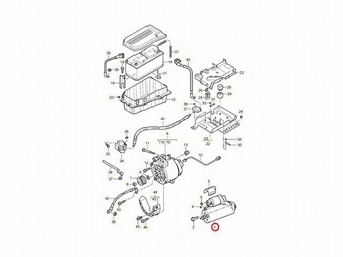 セルモーター(スターター) Porsche(ポルシェ) [94860420600]