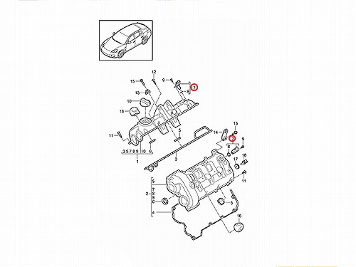 カム角センサー(カムポジションセンサー) Porsche(ポルシェ) [94860610600]