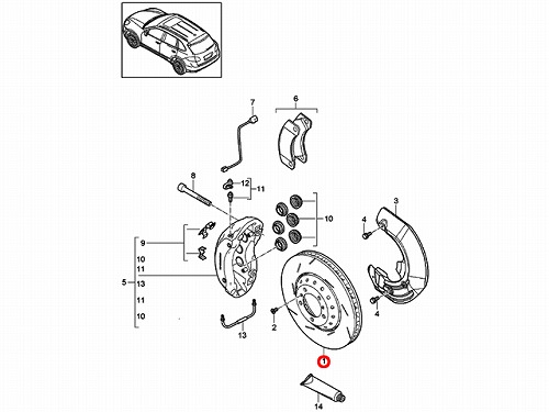 ブレーキローター(ディスクローター) フロント AUDI(アウディ) [95535140151]