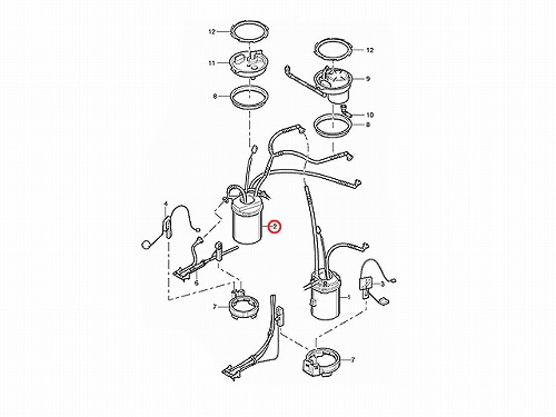 燃料ポンプ(フューエルポンプ) Porsche(ポルシェ) [95562093201]