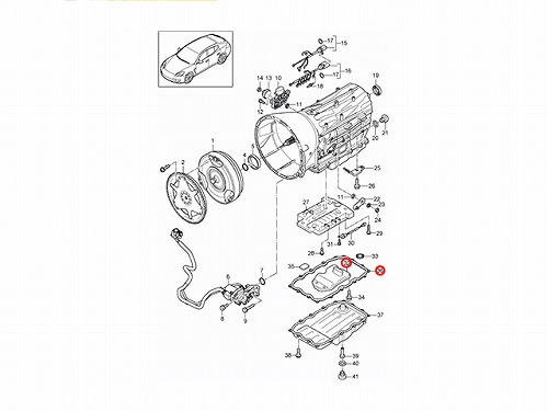 ATオイルフィルター&オイルパンガスケット Porsche(ポルシェ) [95832543500-S]