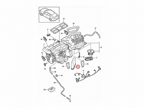 エアコンフィルター Porsche(ポルシェ) [97057362300]