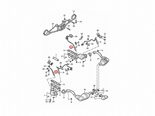 O2センサー(ラムダセンサー) Porsche(ポルシェ) [98760612302]