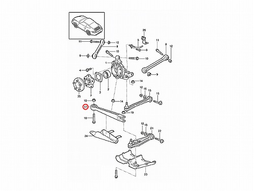ロアアーム(コントロールアーム) フロント 左右共通 Porsche(ポルシェ) [99634104306]