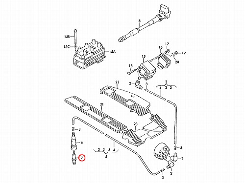 スパークプラグ BOSCH製 VW(フォルクスワーゲン) [FGR8KQE]