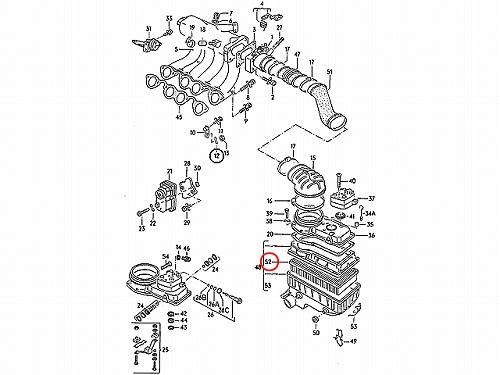 エアフィルター(エアクリーナー) VW(フォルクスワーゲン) [LX259]