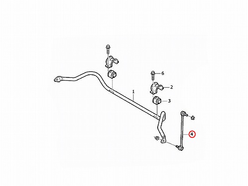 スタビリンクロッド フロント 左右共通 VOLVO(ボルボ) [V30648461]