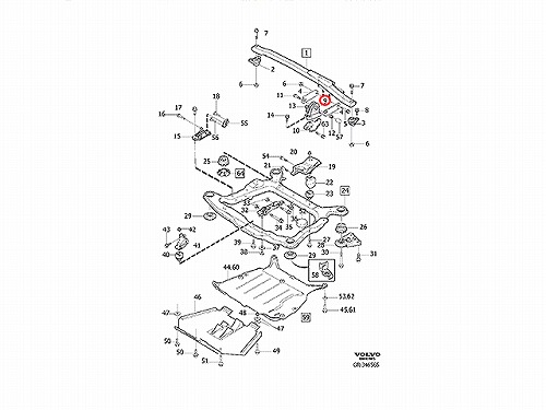 エンジンマウントブッシュ VOLVO(ボルボ) [V30680770]