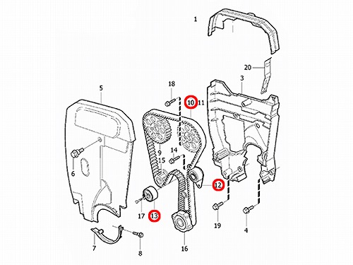 タイミングベルトテンショナーセット VOLVO(ボルボ) [V30731727]