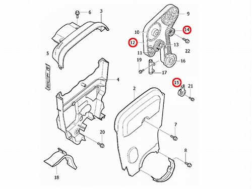 タイミングベルトテンショナーセット VOLVO(ボルボ) [V30758270]