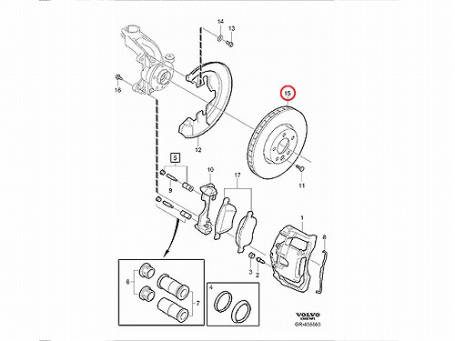 ブレーキローター(ディスクローター) フロント VOLVO(ボルボ) [V30769061]
