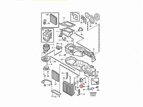 エアコンエキスパンションバルブ VOLVO(ボルボ) [V30780559]