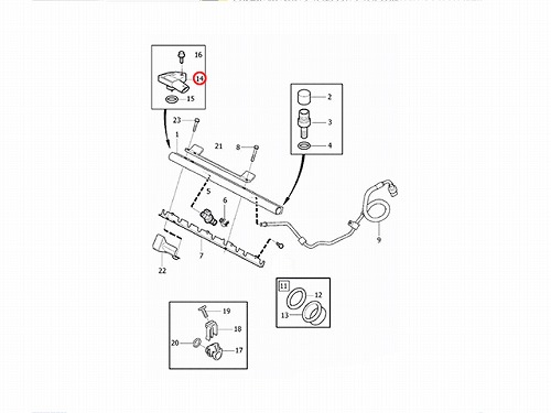 フューエルプレッシャーセンサー VOLVO(ボルボ) [V31272732]