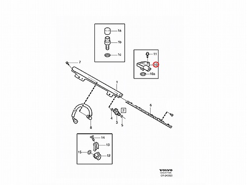 フューエルプレッシャーセンサー VOLVO(ボルボ) [V31272733]