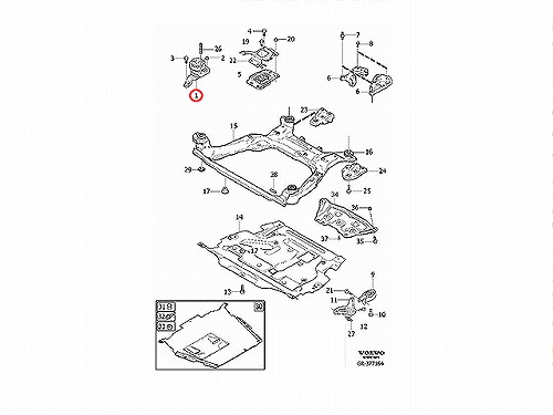 エンジンマウント VOLVO(ボルボ) [V31277689]