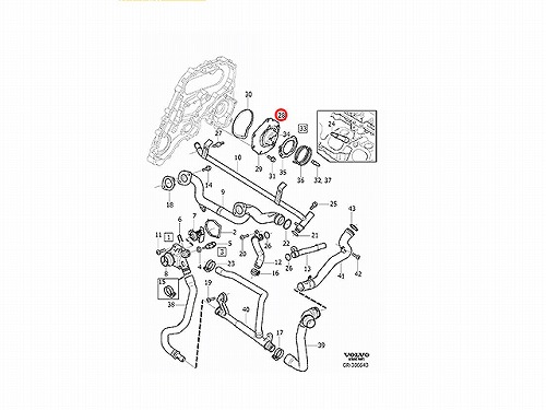 ウォーターポンプ VOLVO(ボルボ) [V31293303]