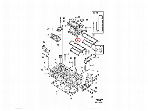 タペットカバーガスケット VOLVO(ボルボ) [V31330772]
