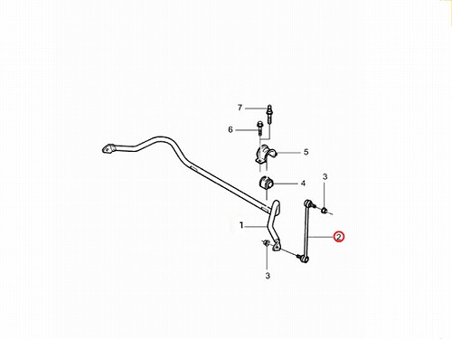 スタビリンクロッド フロント 左右共通 VOLVO(ボルボ) [V31340273]