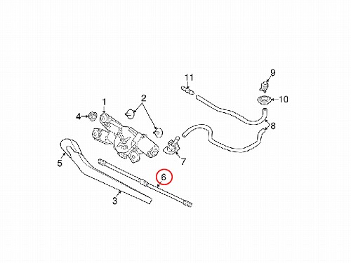 純正 ワイパーブレード リア用 VOLVO(ボルボ) [V31349857]