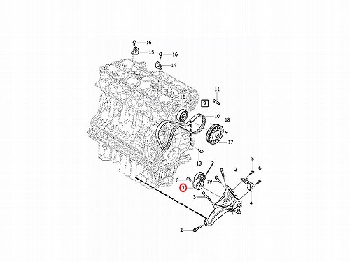 ベルトテンショナー VOLVO(ボルボ) [V31401286]