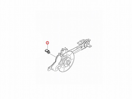 ABSセンサー(スピードセンサー) リア 左右共通 VOLVO(ボルボ) [V31423609]