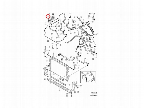 ラジエターリザーバーサブタンク(サブタンク) VOLVO(ボルボ) [V31439508]
