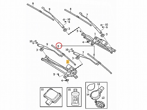 ワイパーブレード 左右セット フロント用 VOLVO(ボルボ) [V31457761]
