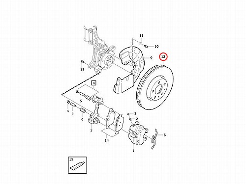 ブレーキローター(ディスクローター) フロント VOLVO(ボルボ) [V31471034]