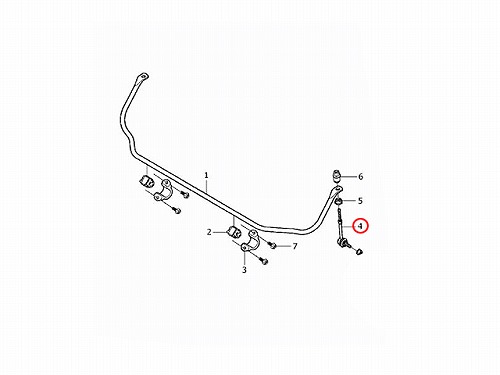 スタビリンクロッド リア 左右共通 VOLVO(ボルボ) [V31476579]