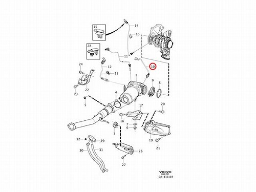 O2センサー(ラムダセンサー) VOLVO(ボルボ) [V31480460]