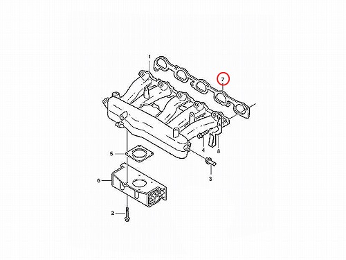 インテークマニホールドガスケット(インマニガスケット) VOLVO(ボルボ) [V32213805]