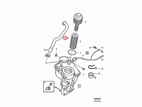 ブローバイホース VOLVO(ボルボ) [V8670008]