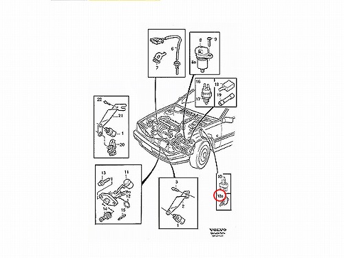 純正 ストップランプスイッチ VOLVO(ボルボ) [V9128577]