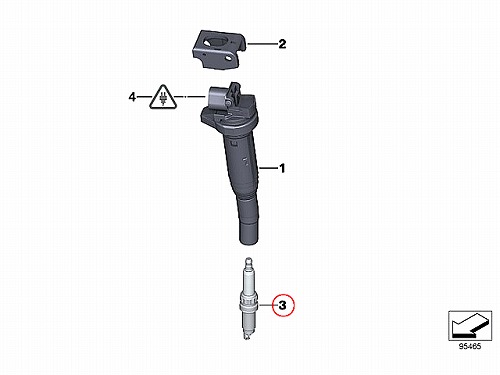 スパークプラグ BOSCH製 MINI(ミニ) [ZR7SI332S]