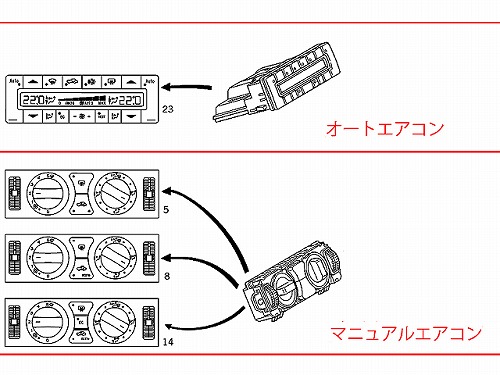 エアコンブロアレジスター メルセデスベンツ [2108211551]