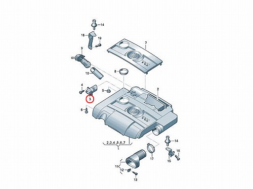 エアマスセンサーエアフロセンサー VWフォルクスワーゲン [