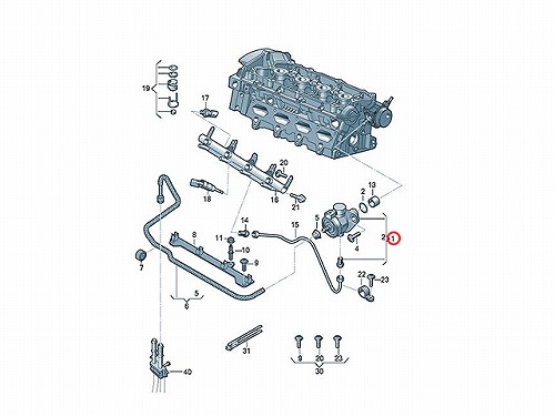 高圧ポンプ ハイプレッシャーポンプ AUDI(アウディ) [06H127025M]AUDI