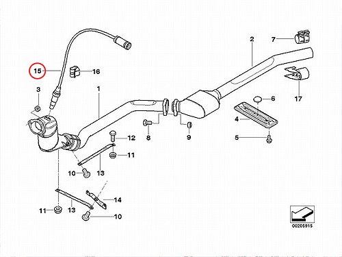 セントピア / O2センサー(ラムダセンサー) BMW [13627793825]BMW F10