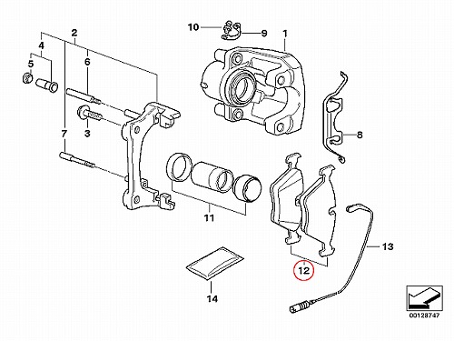 ブレーキパッド(ディスクパッド) フロント RAICAM製 BMW E90 330i