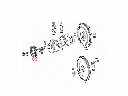 クランクプーリー メルセデスベンツ [2720300903]メルセデスベンツ