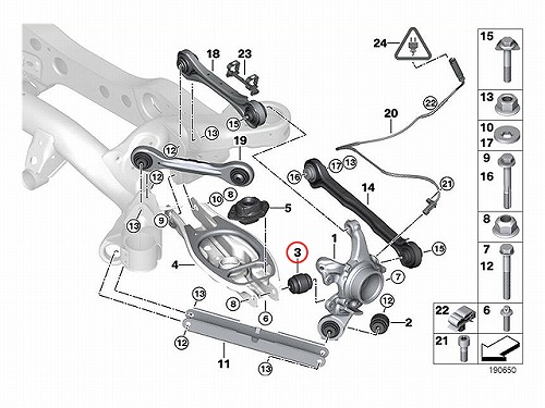 キャンバーアームボールジョイント 左右共通 BMW [33326792553]BMW E82