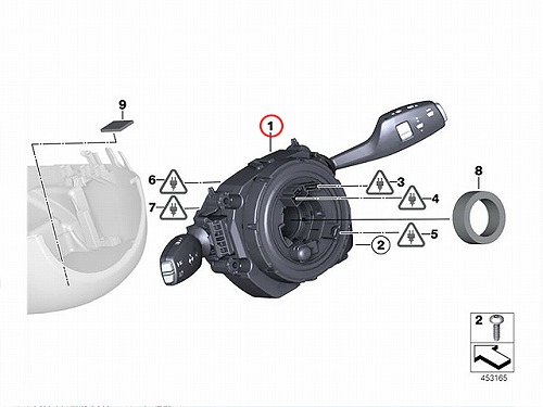 純正 ステアリングコラムモジュール BMW [61319351143]BMW F22