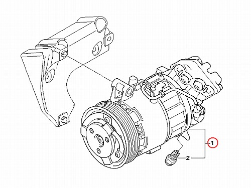 エアコンコンプレッサー BMW [64529182793]