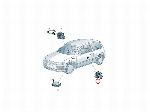 純正 パワーウインドウレギュレーターモーター フロント 左側 VW